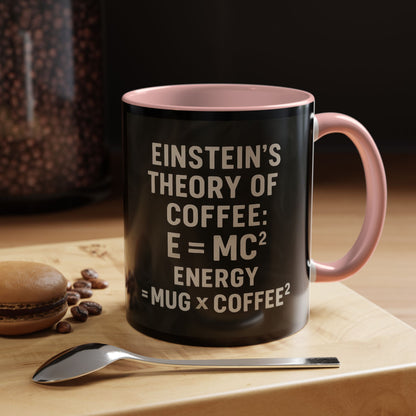 Einstein's Theory Of Coffee 2-Tone Coffee Mug
