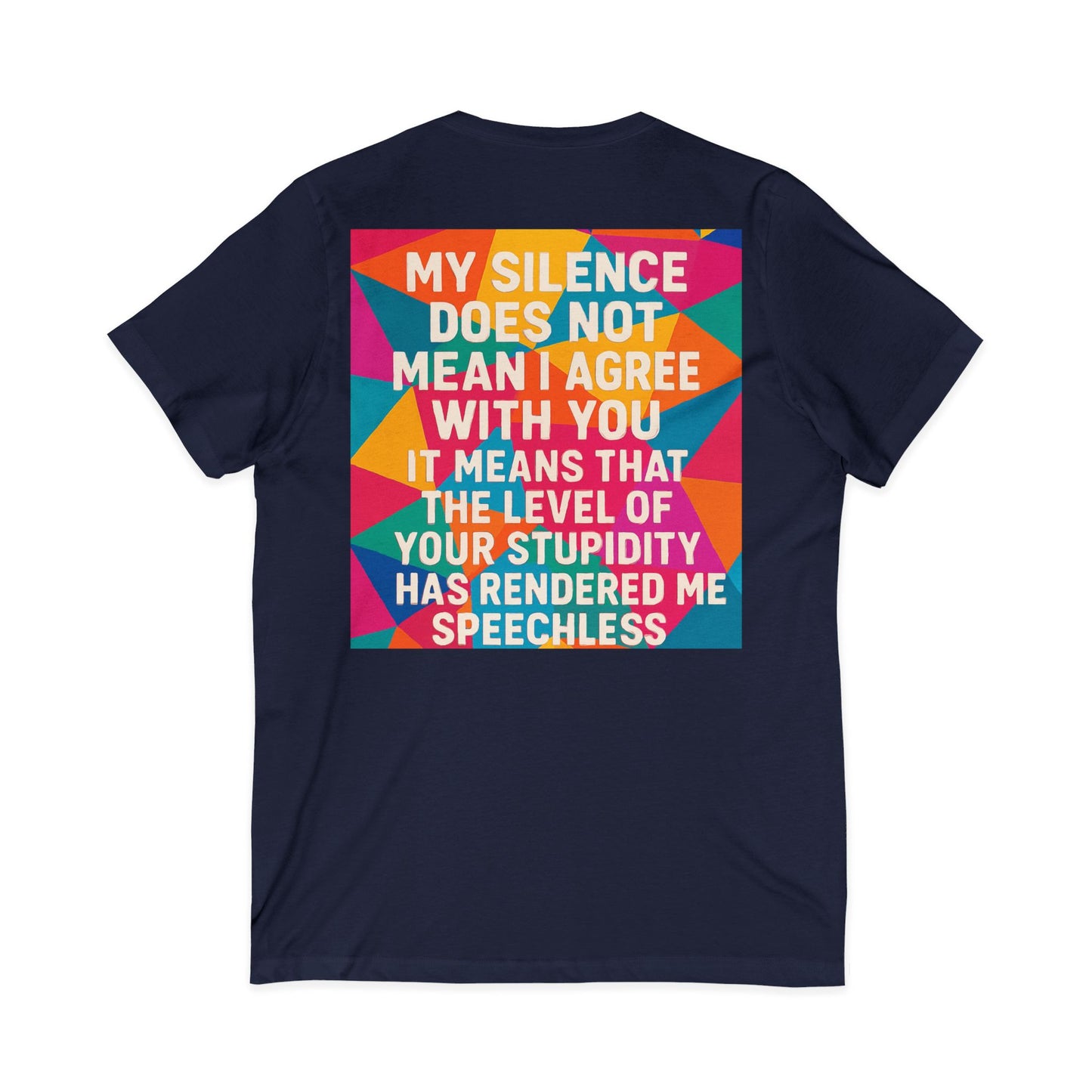 Speechless Unisex Short Sleeve V-Neck Tee