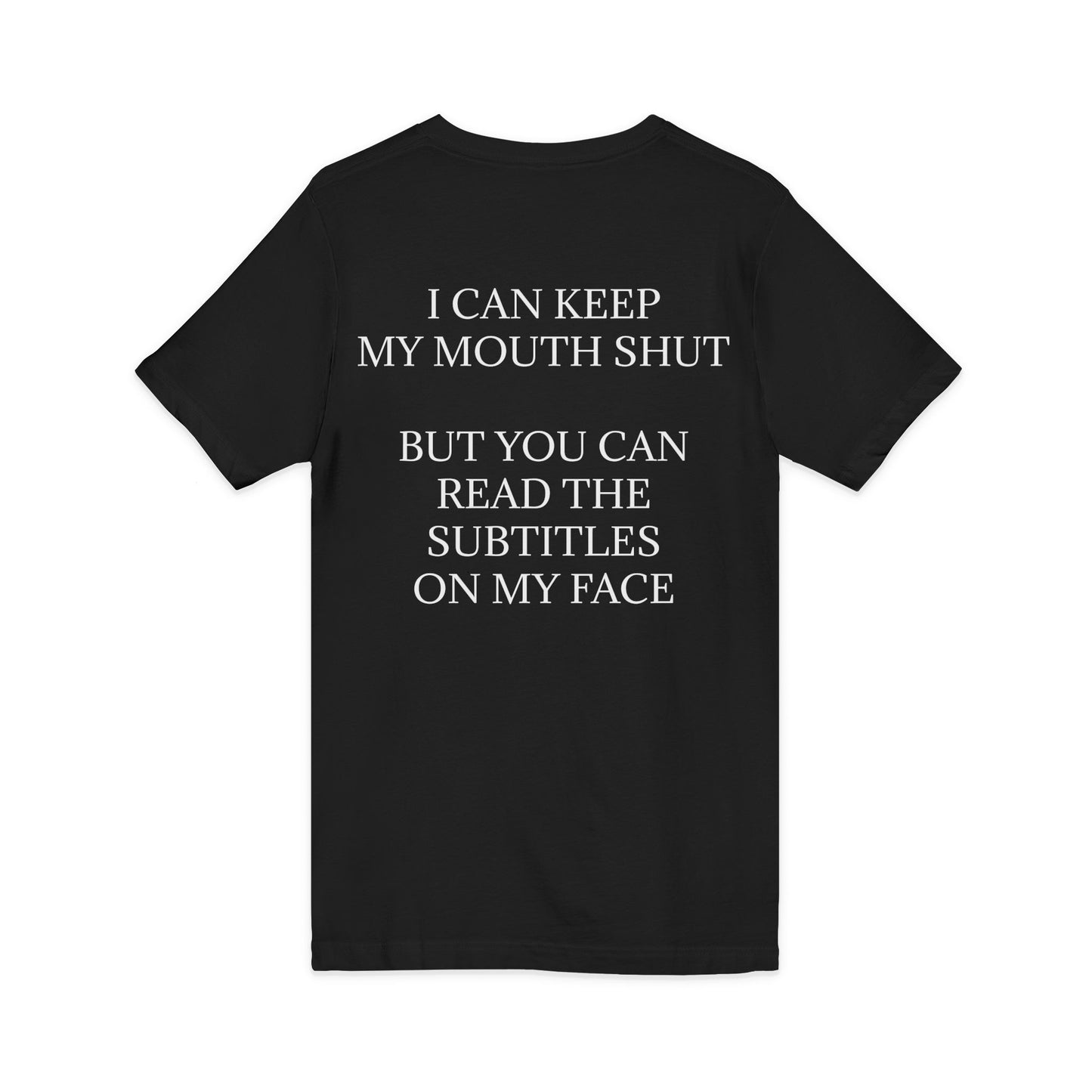 Subtitles Unisex Short Sleeve V-Neck Tee
