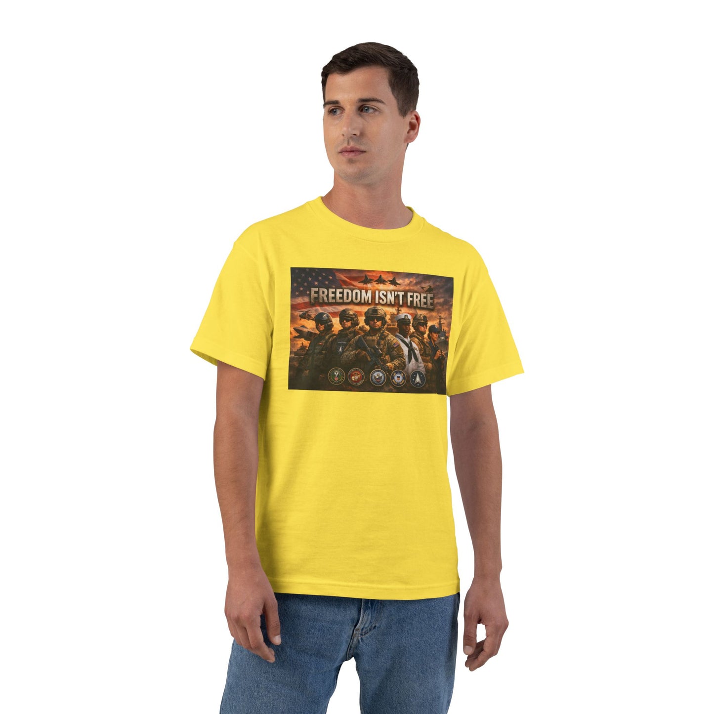 Freedom Isn't Free Men's Short-Sleeve Crewneck Tee