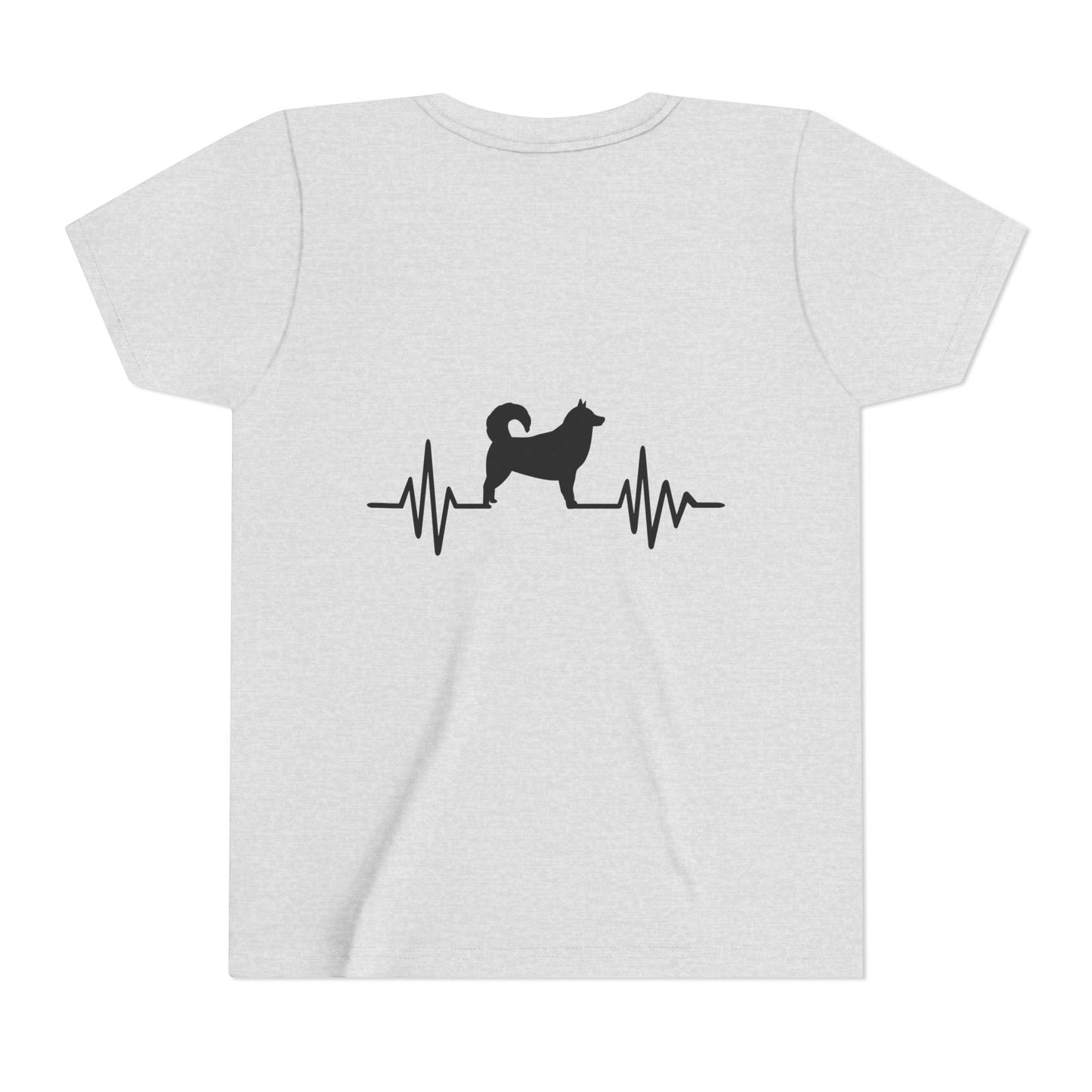 My Heart Beats For Malamutes Youth Unisex Short Sleeve Crewneck Tee