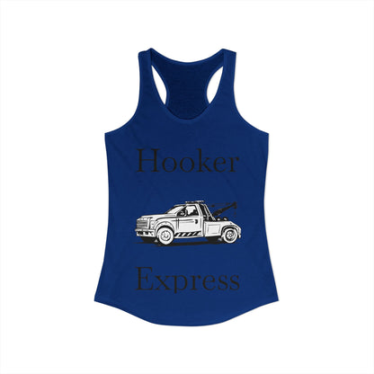 H**ker Express Wheel Lift Tow Truck Women's Racerback Tank