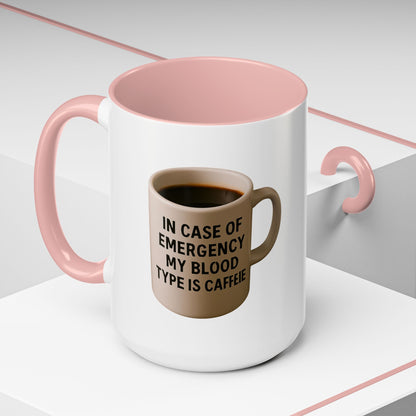 Blood Type 2-Tone Coffee Mug