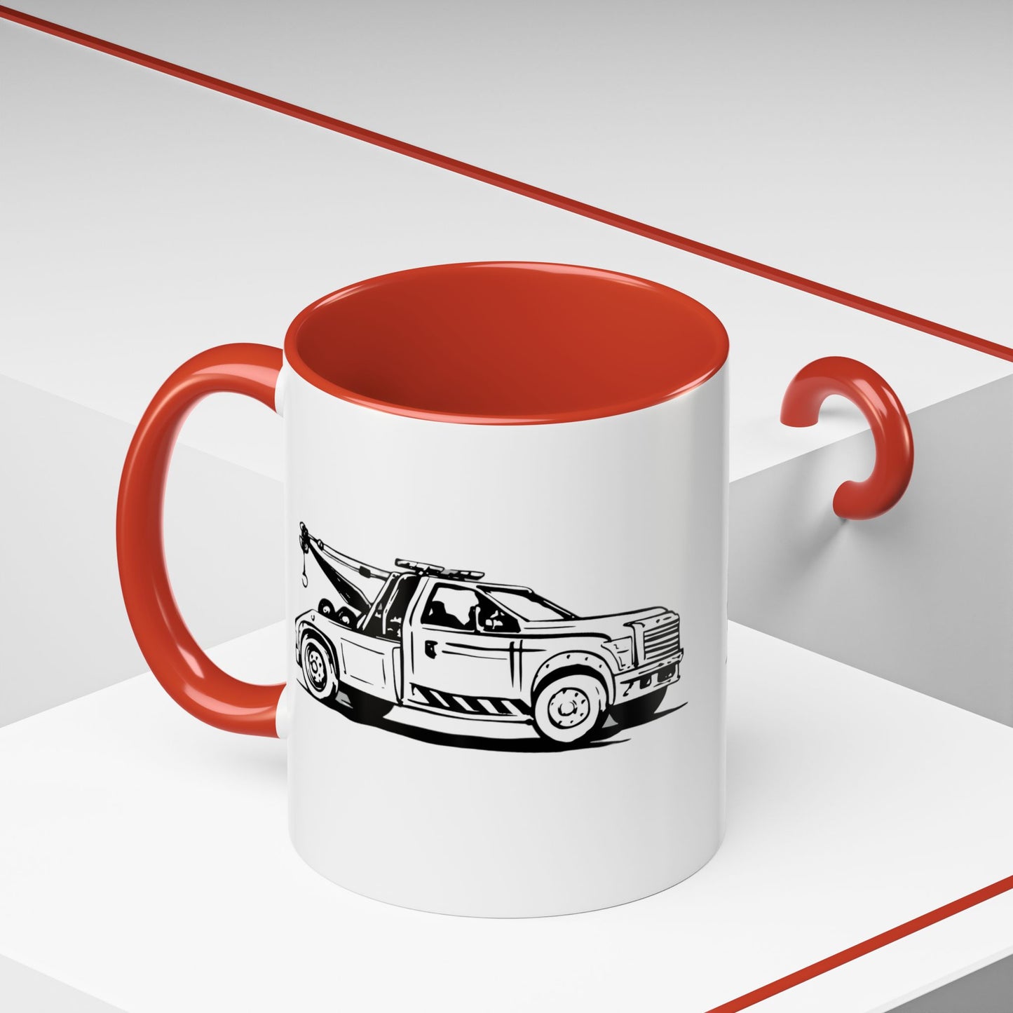 Wheel Lift Tow Truck 2-Tone Coffee Mug