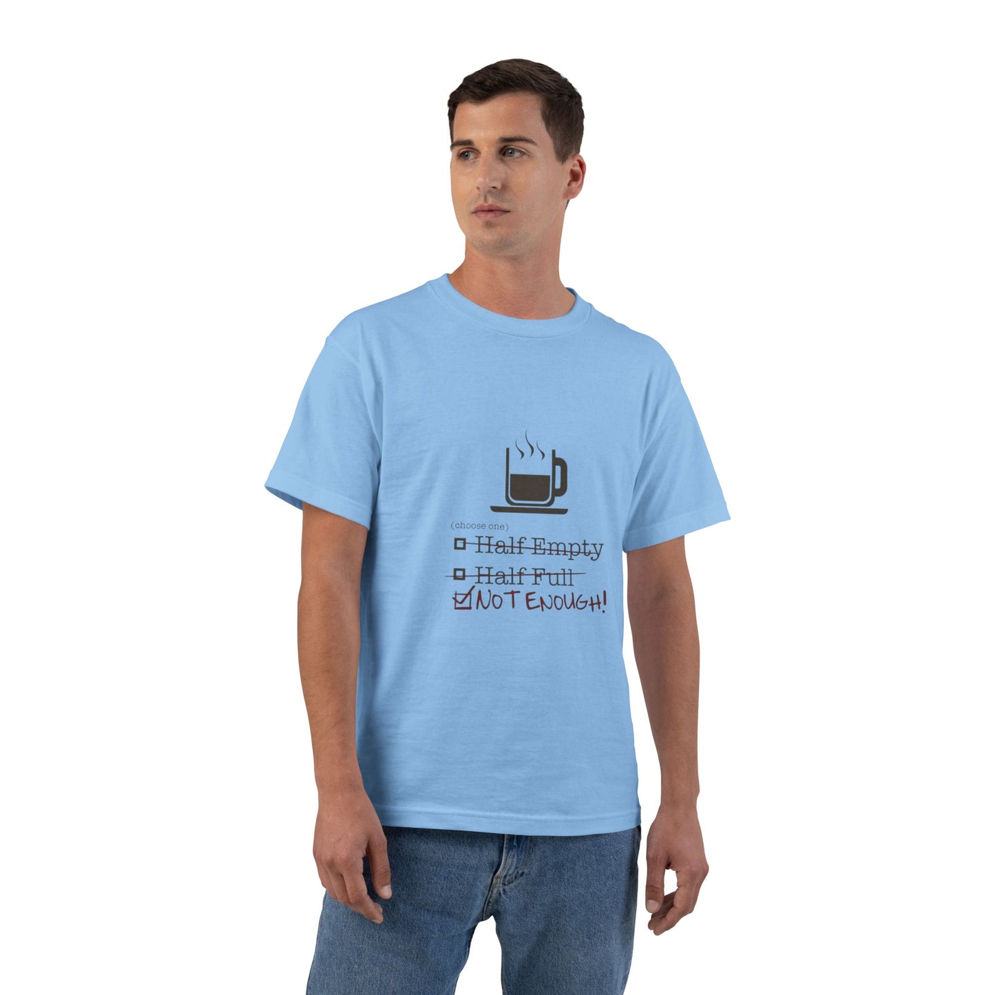 Not Enough Men's Short-Sleeve Crewneck Tee