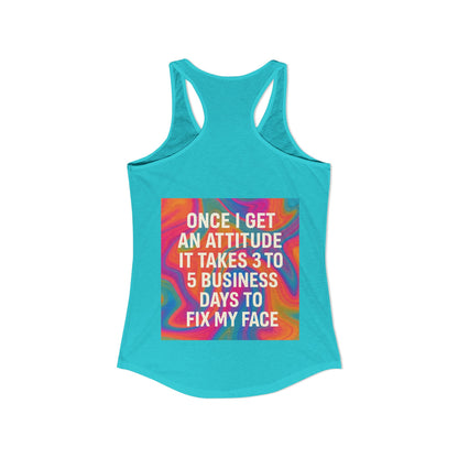 Fix My Face Women's Racerback Tank