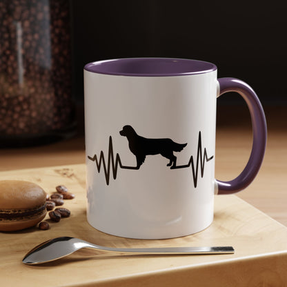 My Heart Beats For Goldens 2-Tone Coffee Mug