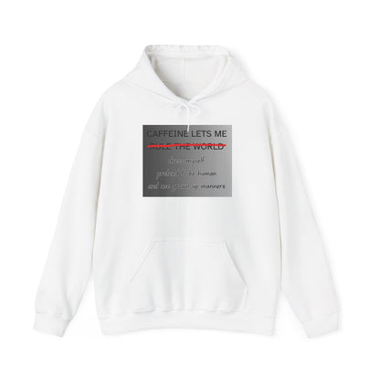 Caffeine Lets Me Unisex Hoodie