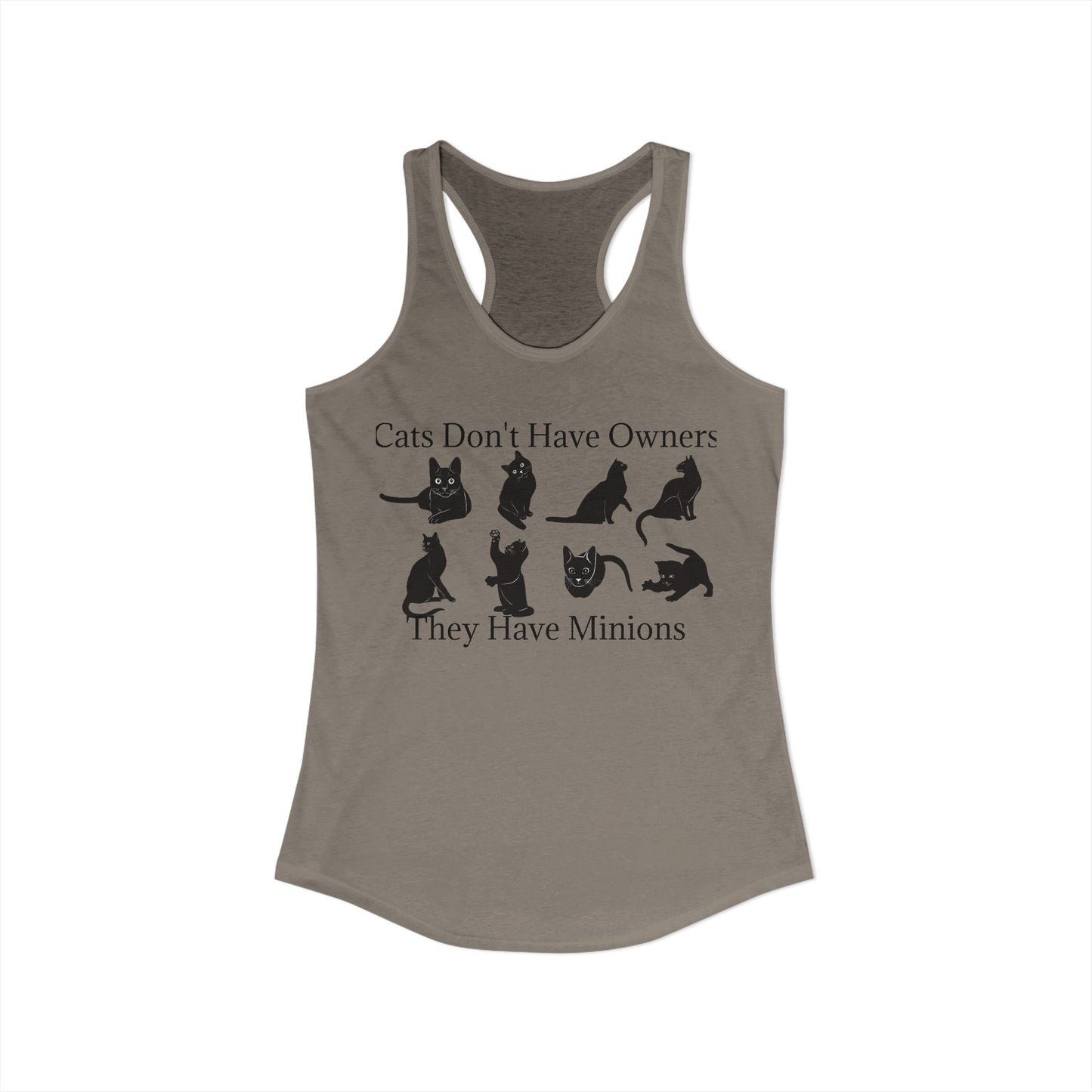 Cat Minions Women's Racerback Tank