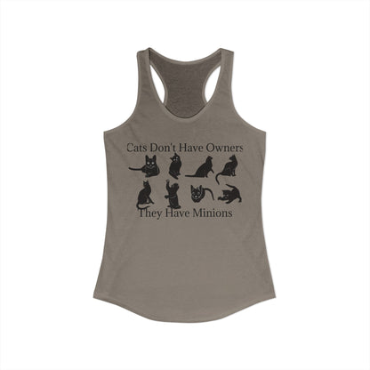 Cat Minions Women's Racerback Tank