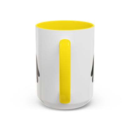 Newfie Silhouette 2-Tone Coffee Mug
