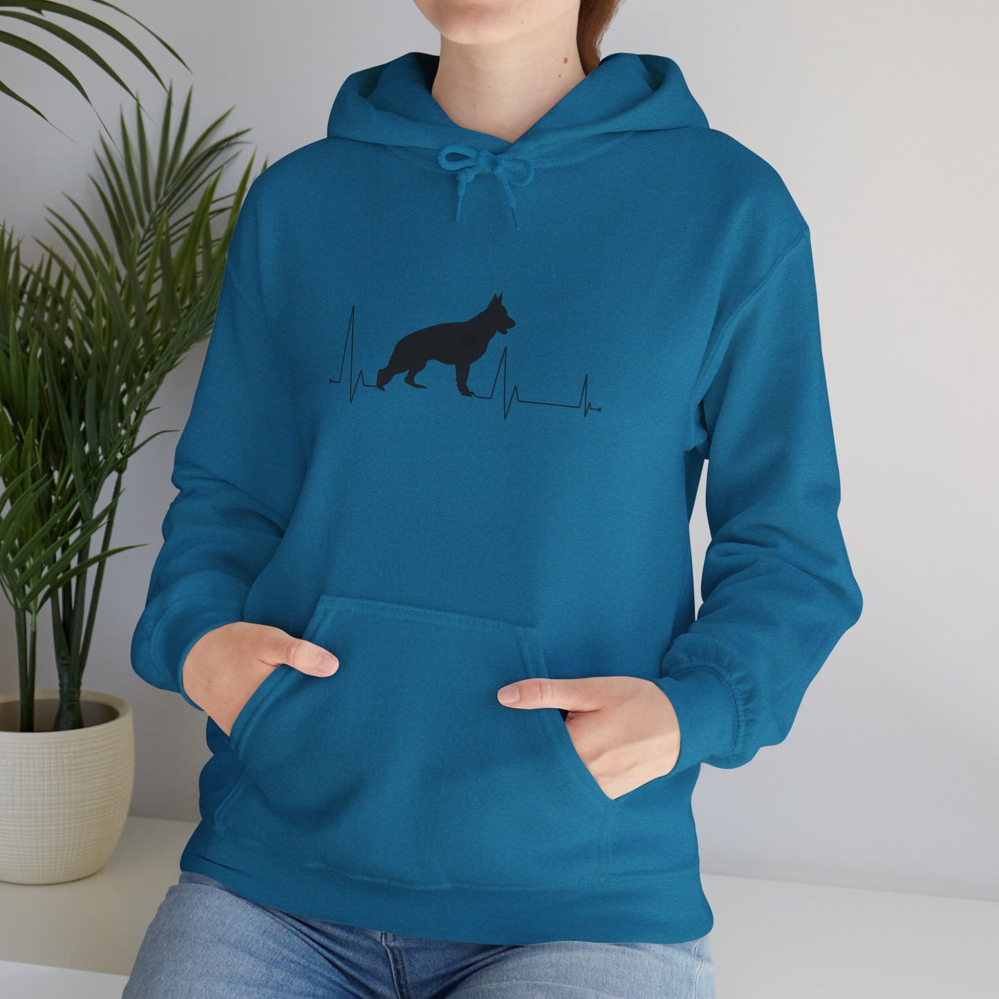 My Heart Beats For German Shepherds Unisex Hoodie