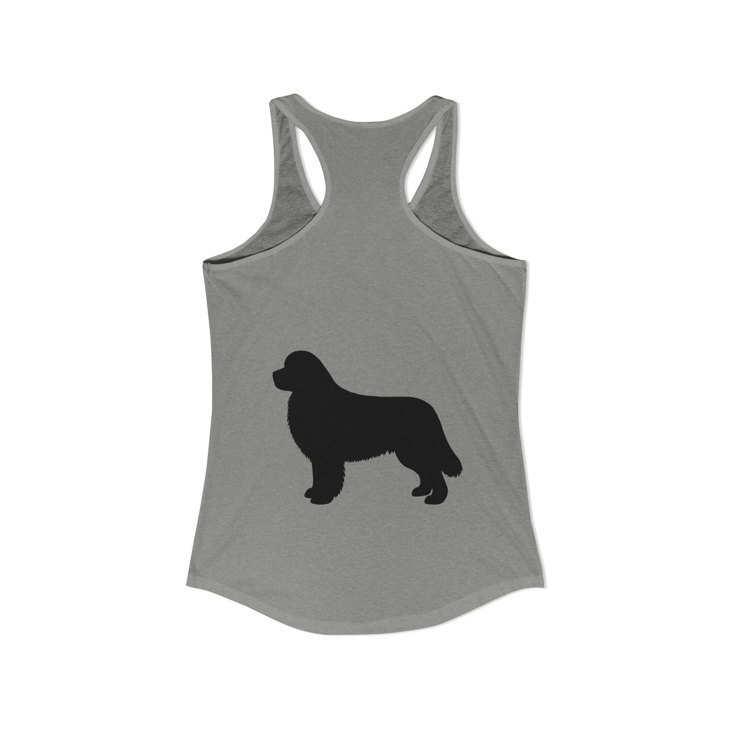 Newfie Silhouette Women's Racerback Tank