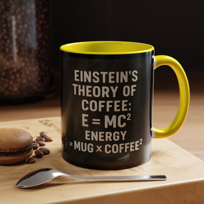 Einstein's Theory Of Coffee 2-Tone Coffee Mug