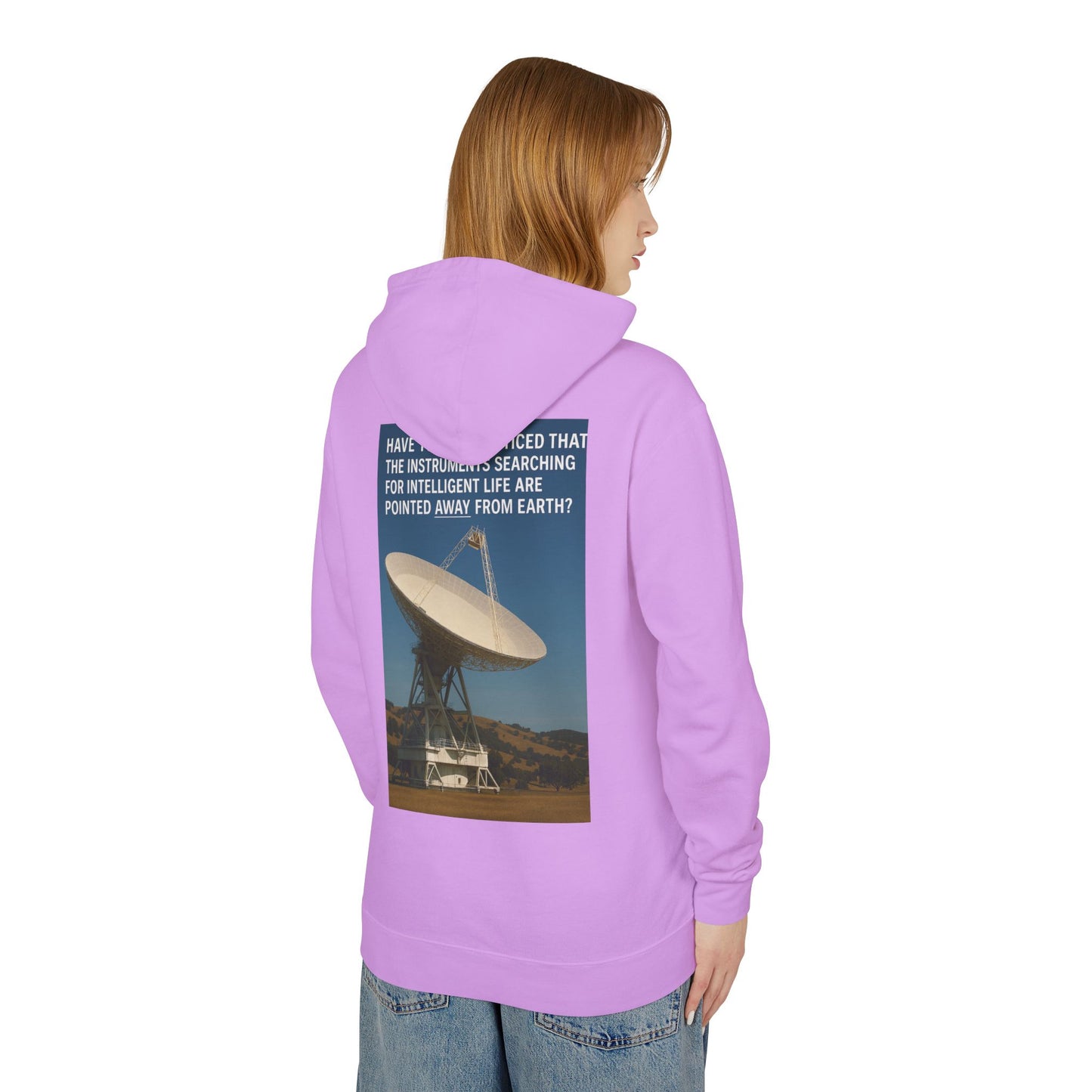 Intelligent Life Unisex Lightweight Hoodie