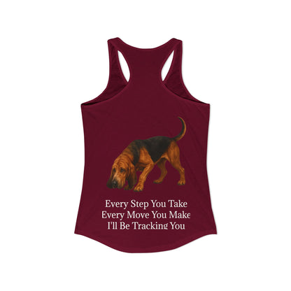 Tracking You Women's Racerback Tank