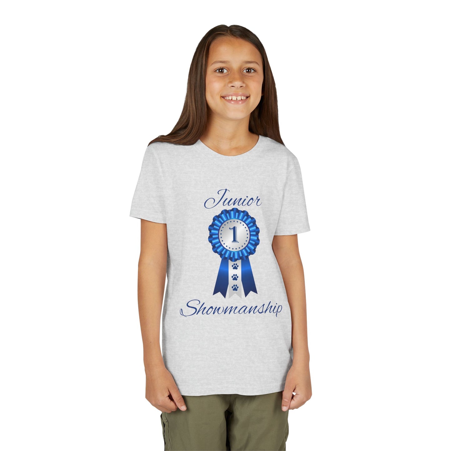 Junior Showmanship Youth Unisex Short Sleeve Crewneck Tee