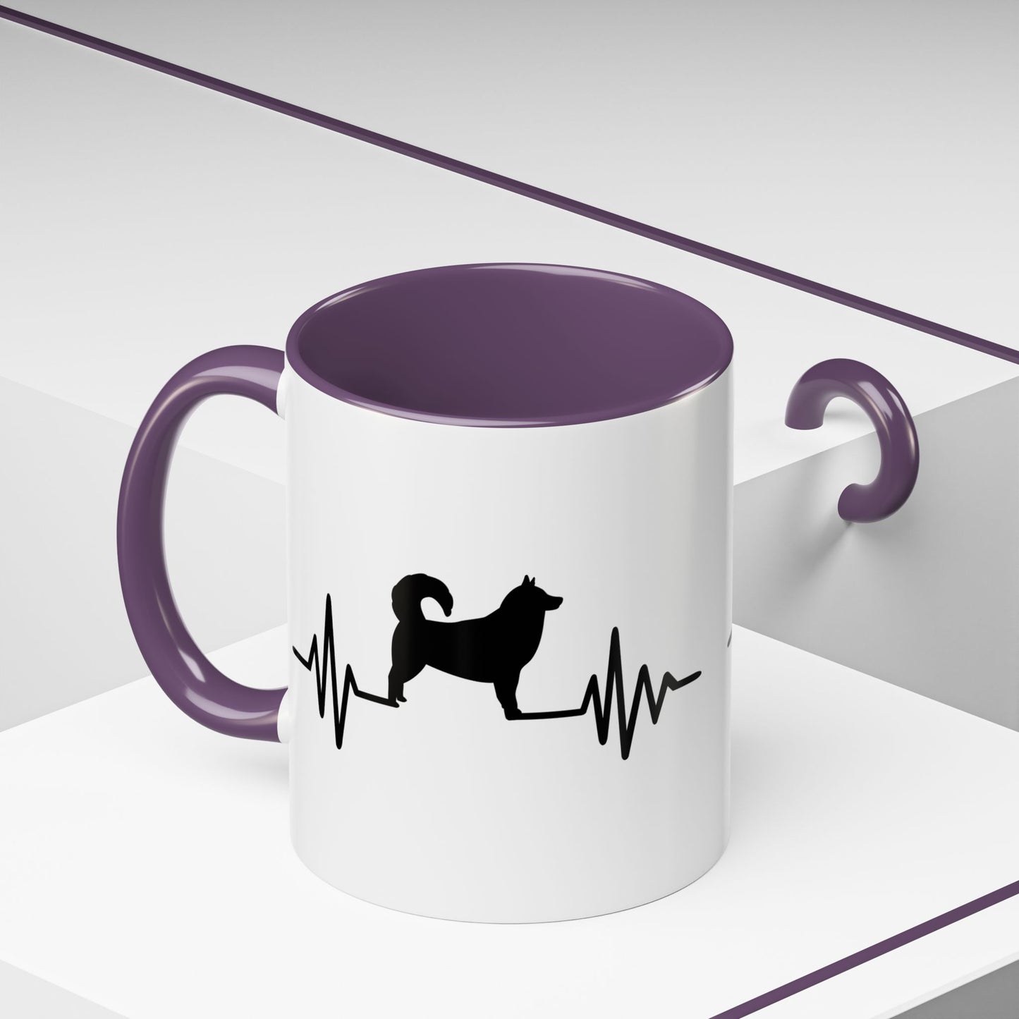 My Heart Beats For Malamutes 2-Tone Coffee Mug