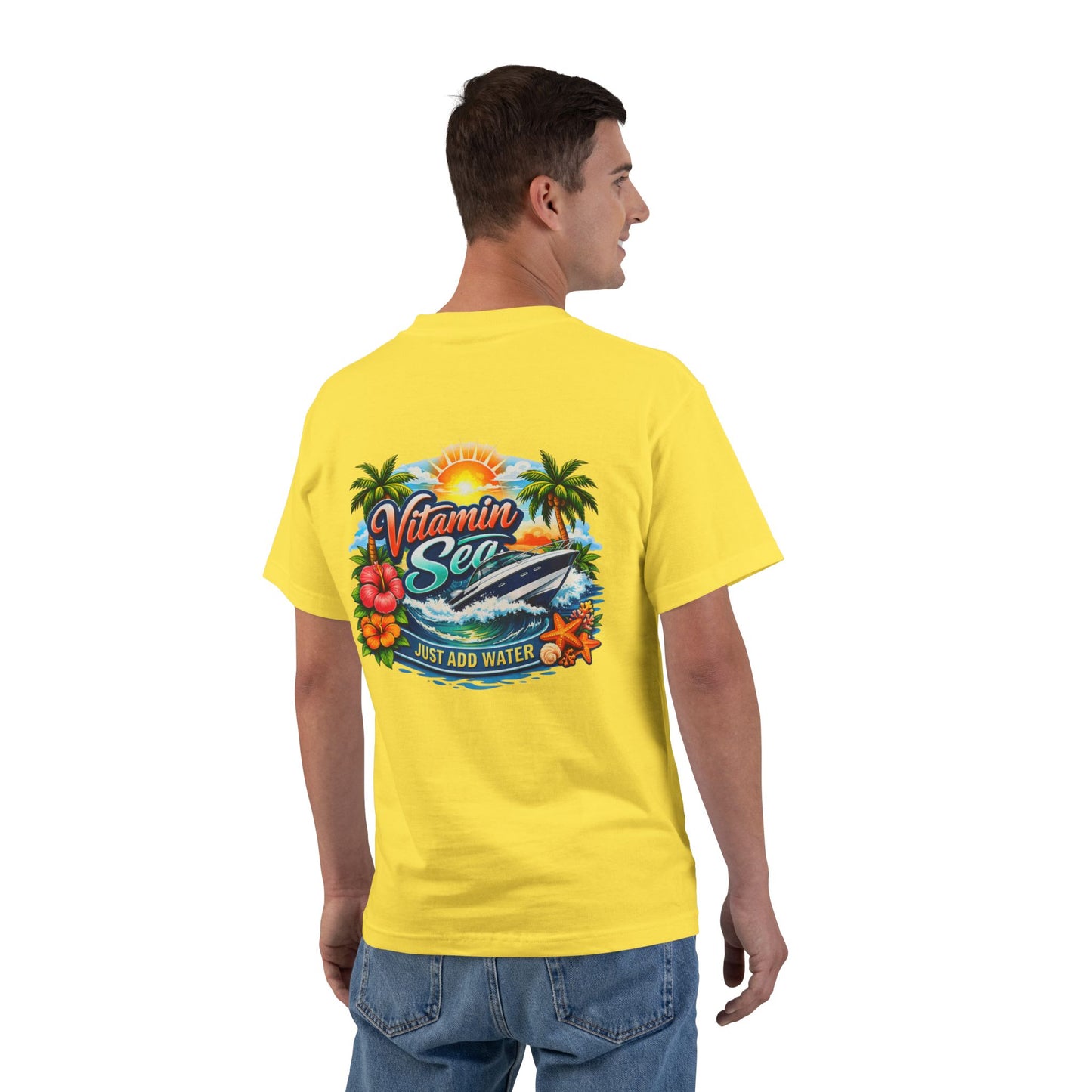 Vitamin Sea Men's Short-Sleeve Crewneck Tee