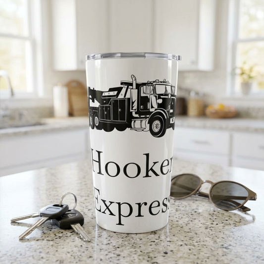 H**ker Express Heavy Tow Truck Tumbler