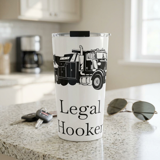 Legal H**ker Heavy Tow Truck Tumbler