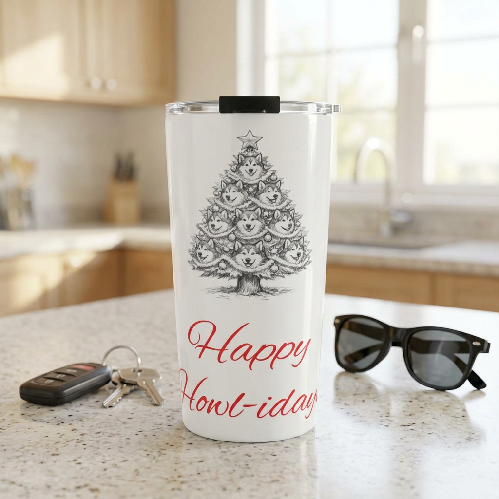 Happy Howl-idays Tumbler