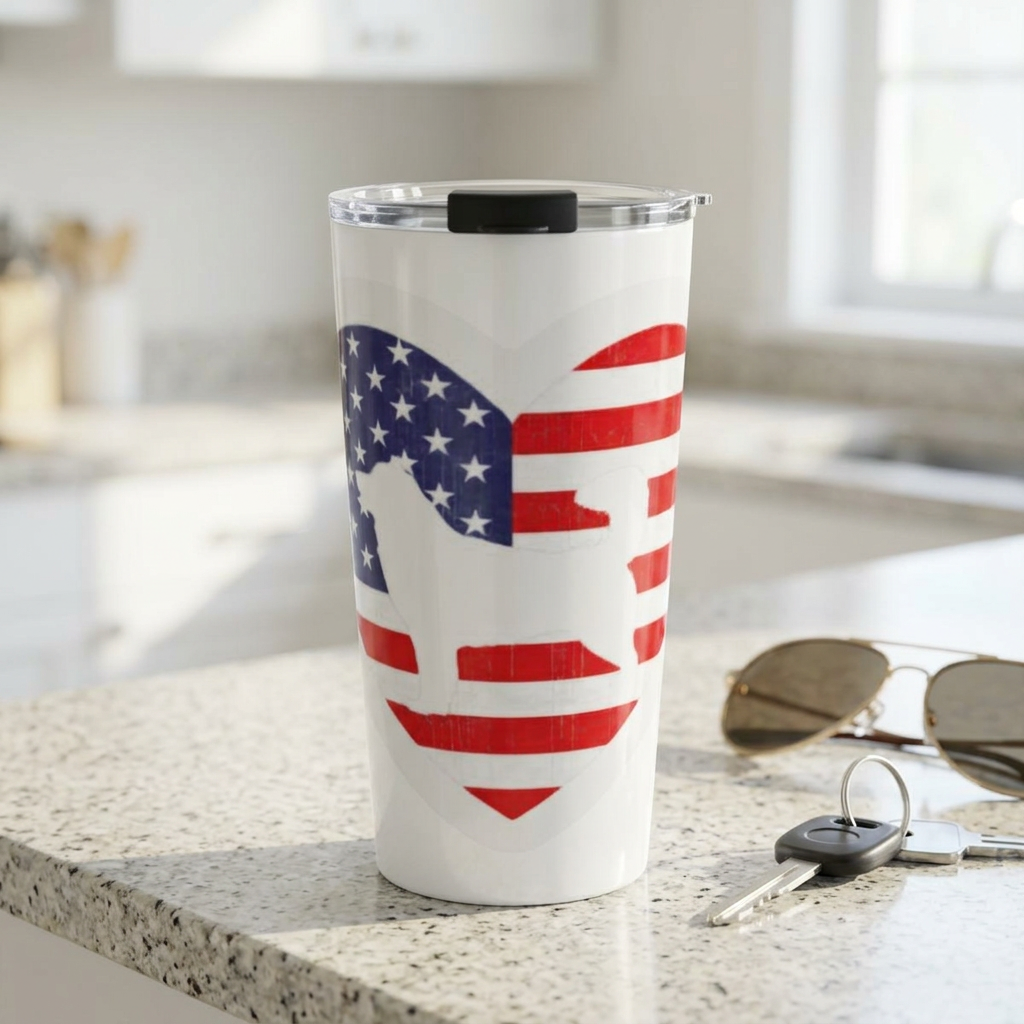 Malamute Flag Tumbler