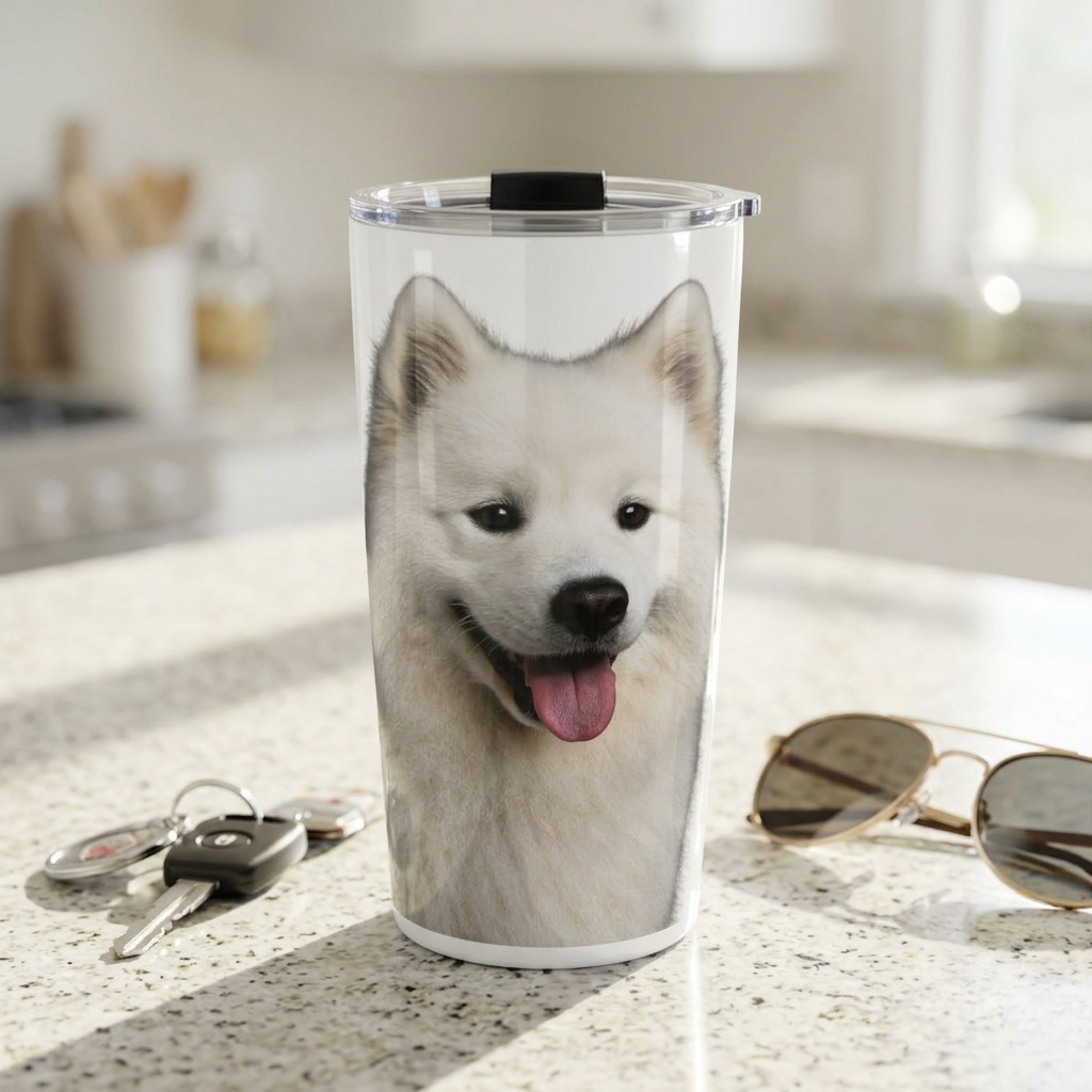 Samoyed Head Tumbler