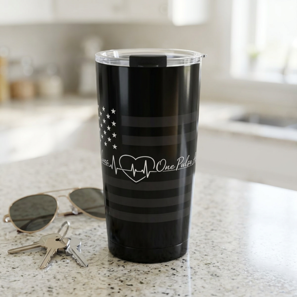 Thin White Line Tumbler
