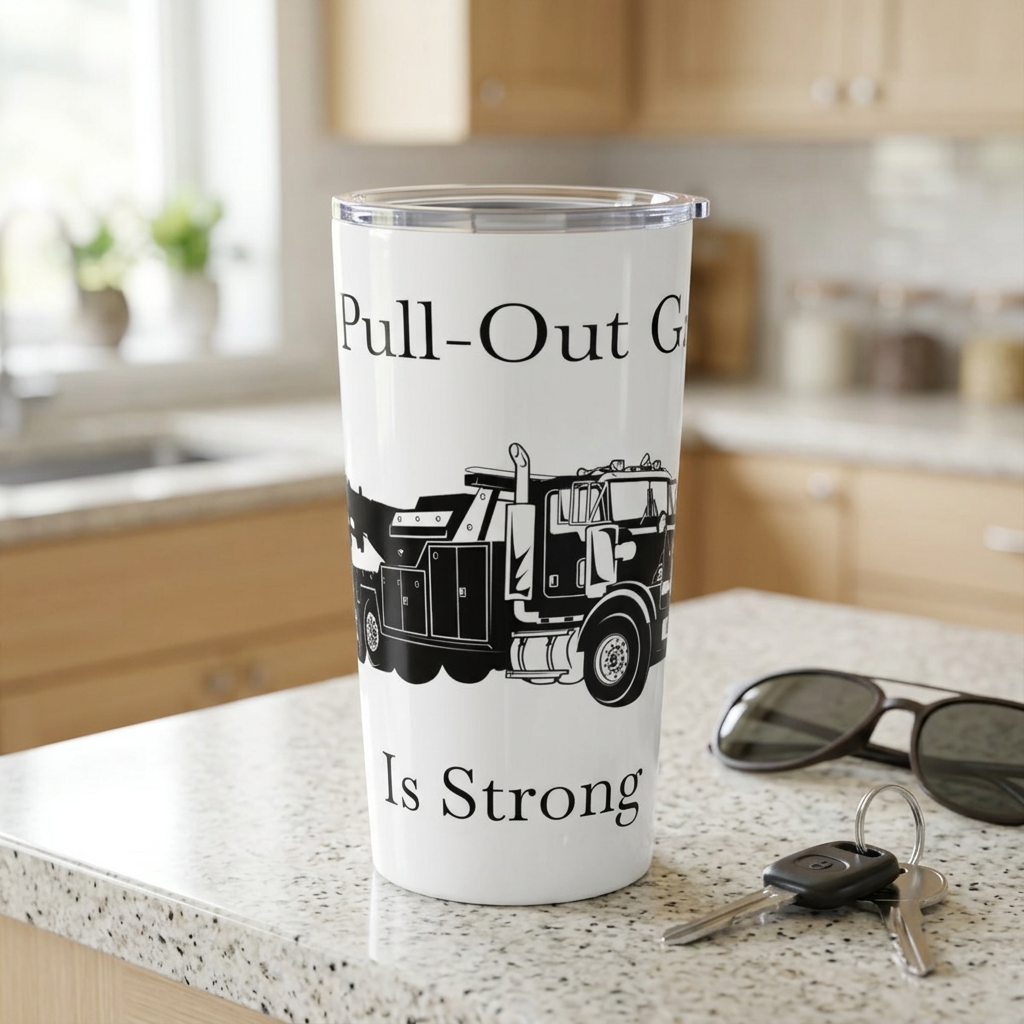 Pull Out Heavy Tow Truck Tumbler