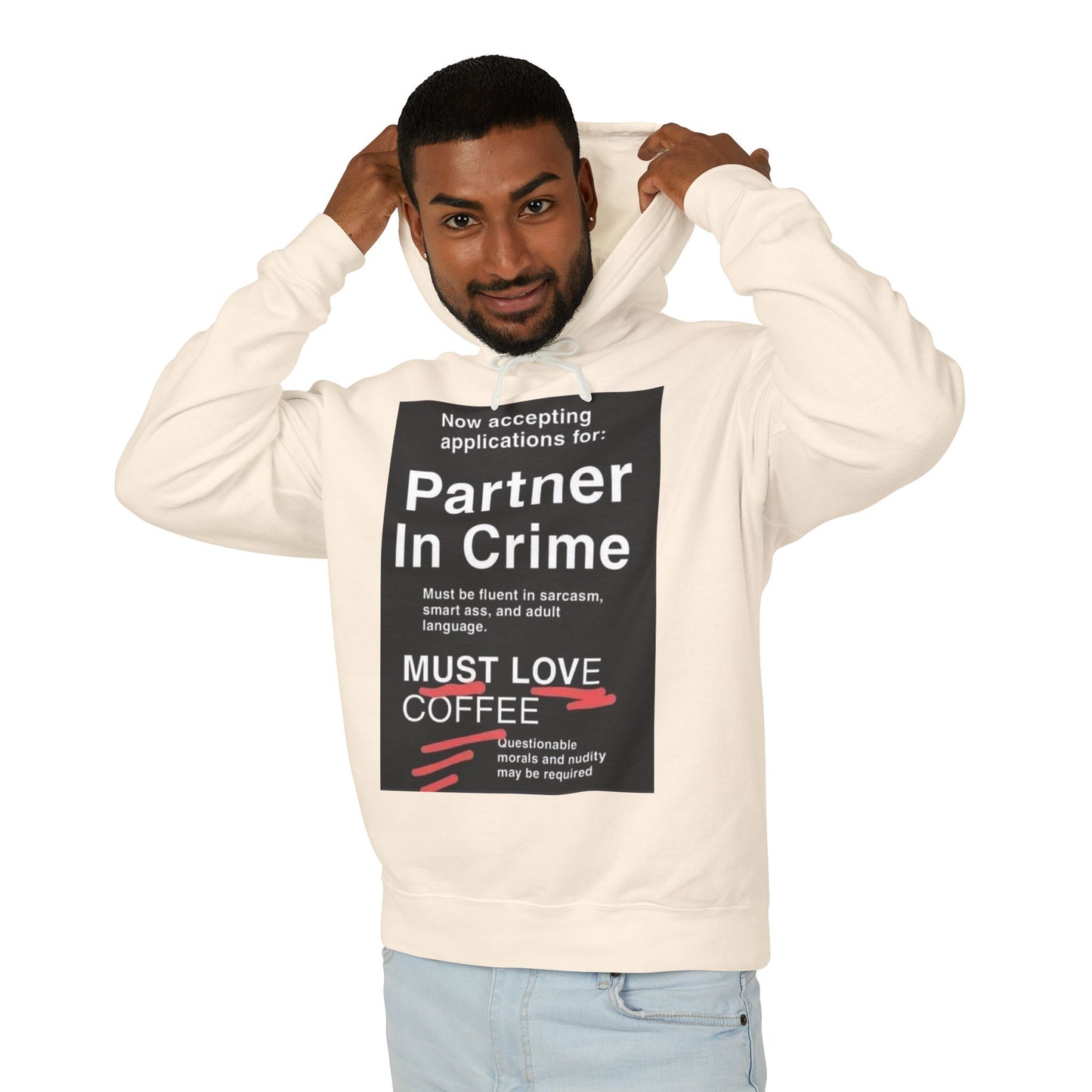 Partner In Crime Unisex Lightweight Hoodie