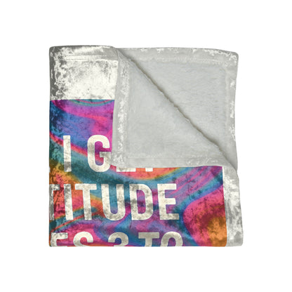 Fix My Face Crushed Velvet Blanket