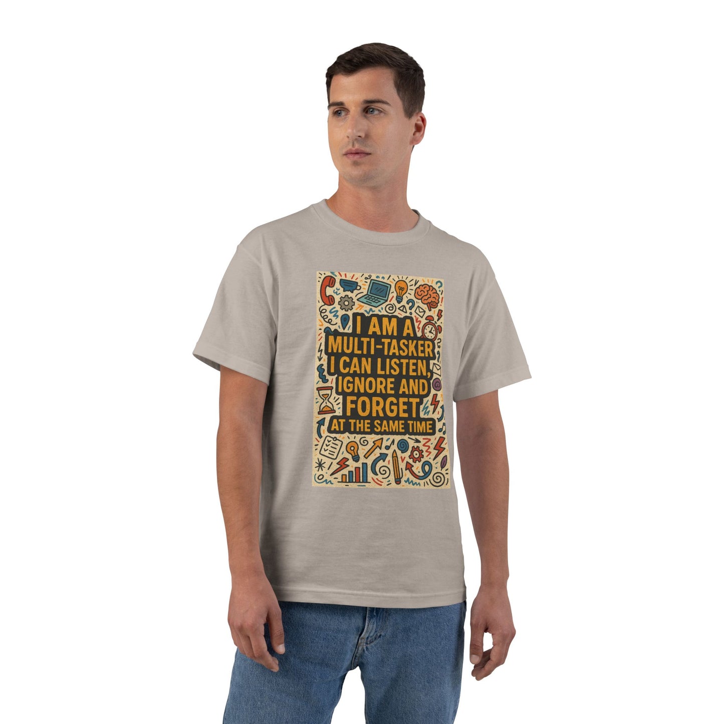 Multi-Tasker Men's Short-Sleeve Crewneck Tee