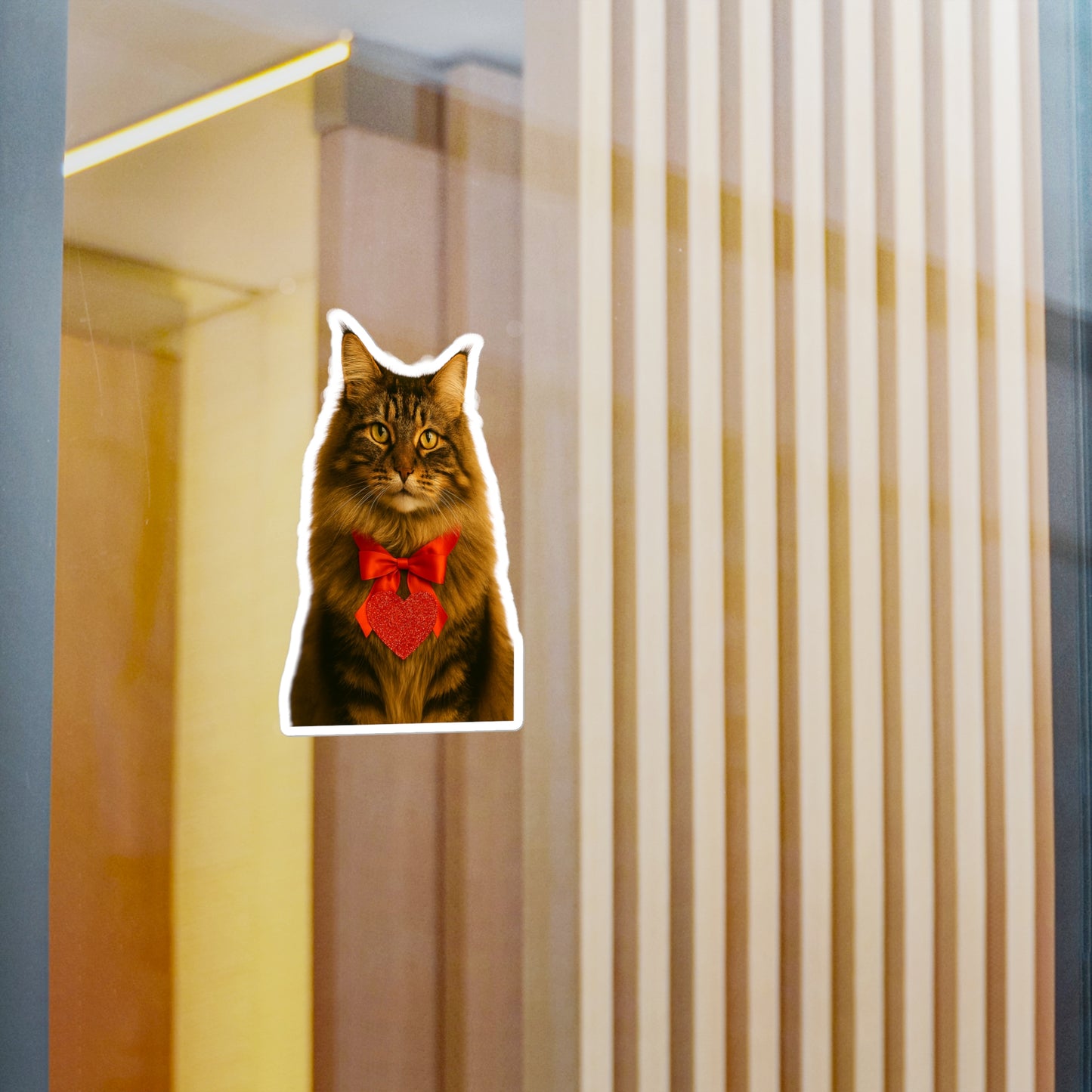 Cupid's Companion Cat Vinyl Decal
