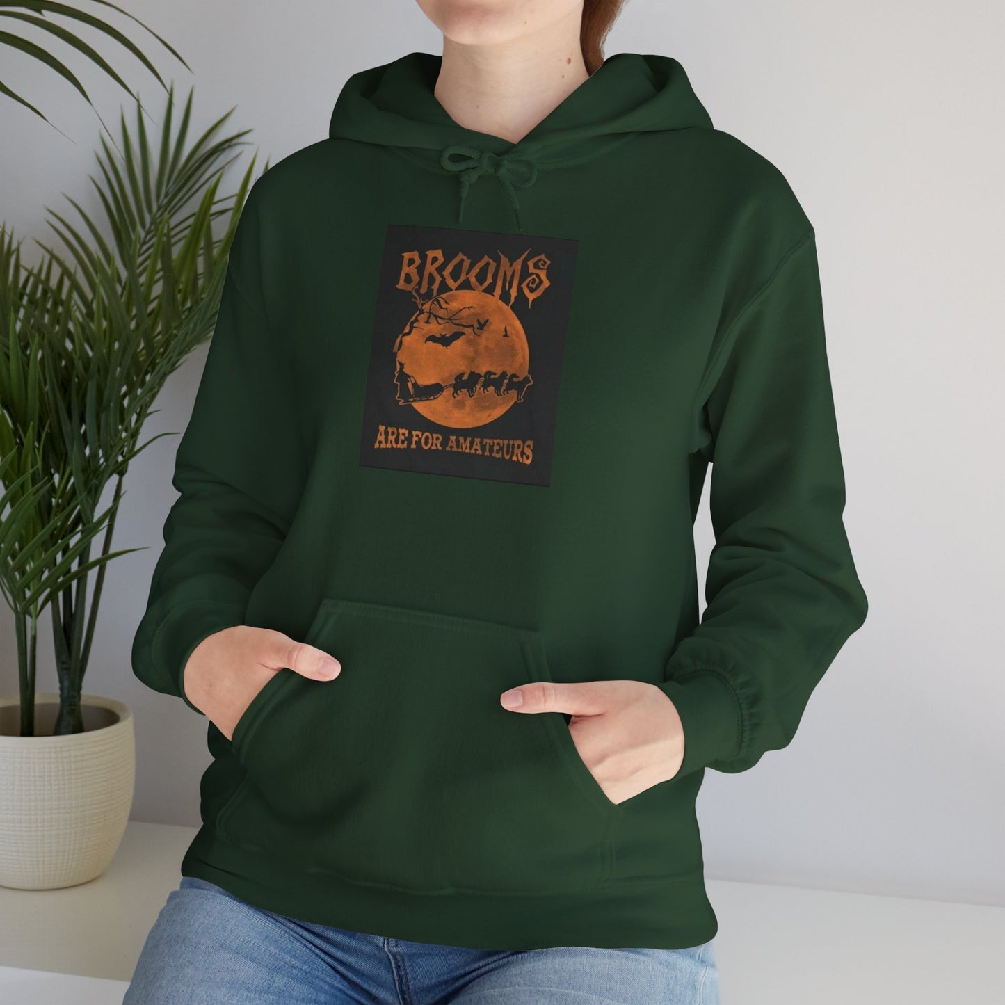 Brooms Are For Amateurs Unisex Hoodie