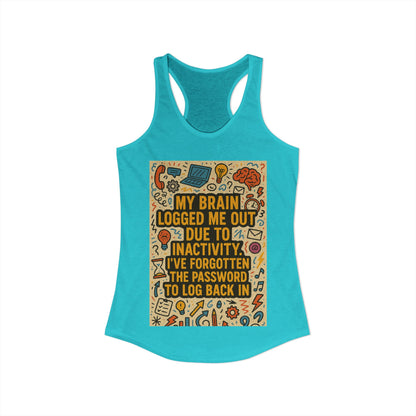 Logged Out Women's Racerback Tank