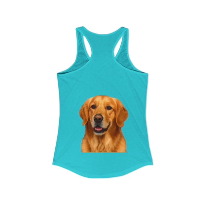 Golden Head Women's Racerback Tank