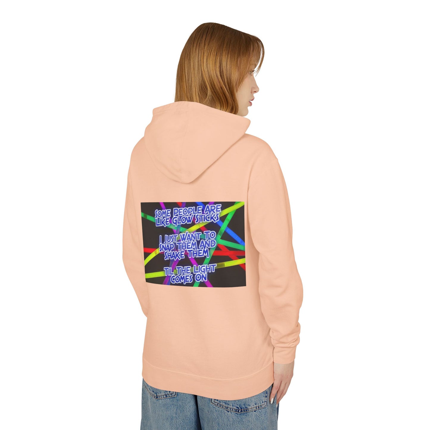 Glow Sticks Unisex Lightweight Hoodie