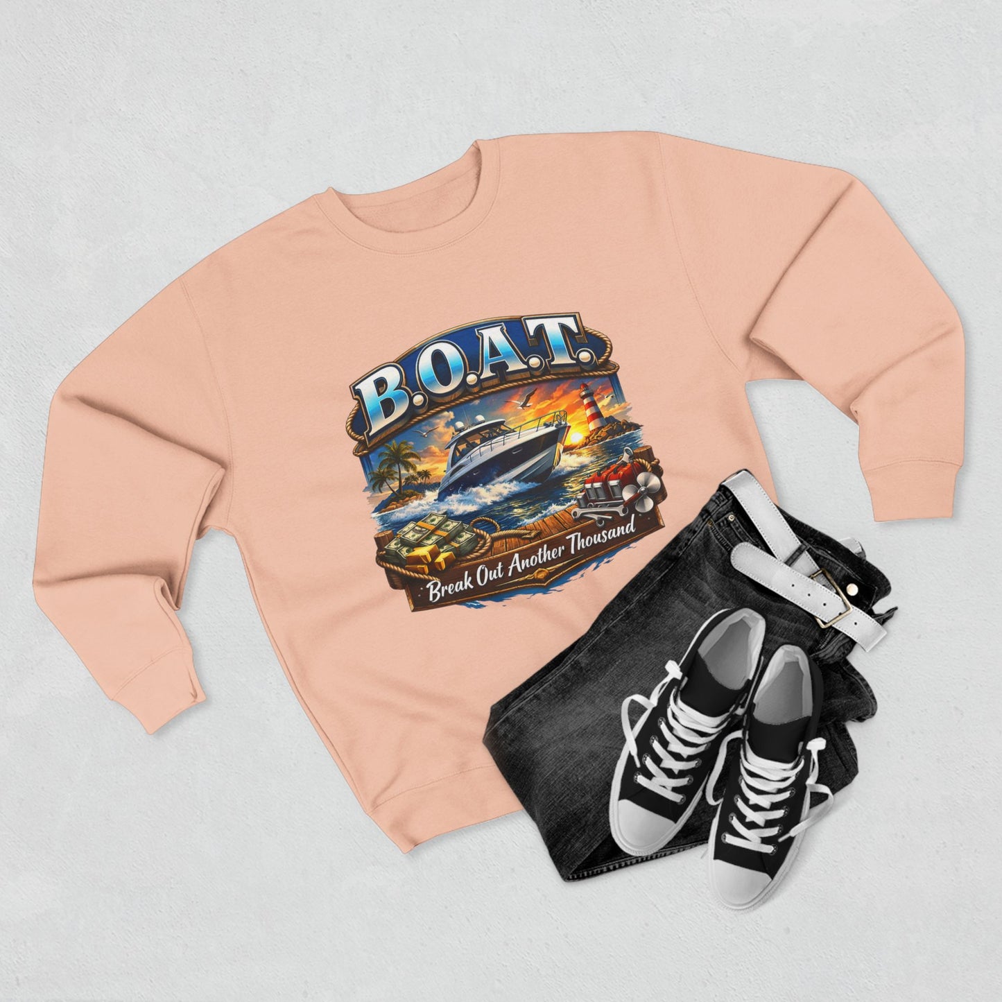 B.O.A.T. Unisex Crewneck Sweatshirt