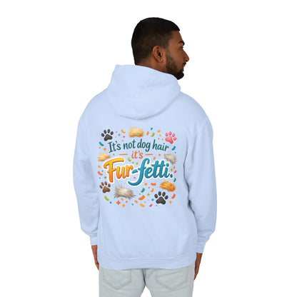 Fur-Fetti Dog Unisex Lightweight Hoodie