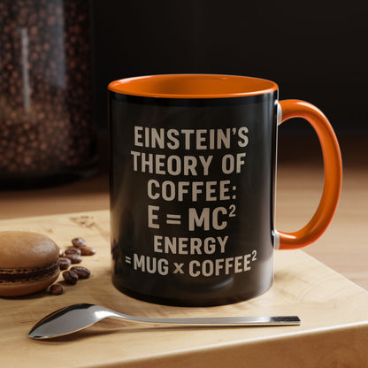 Einstein's Theory Of Coffee 2-Tone Coffee Mug