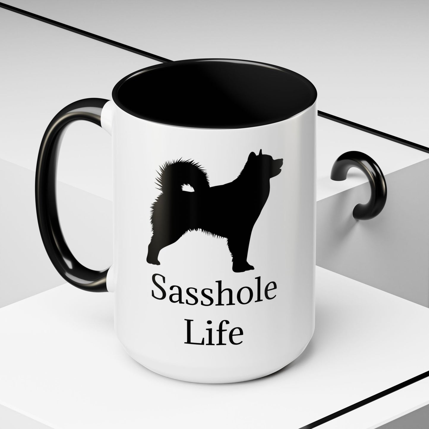 Sasshole Life 2-Tone Coffee Mug