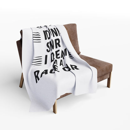 I Don't Snore Arctic Fleece Blanket