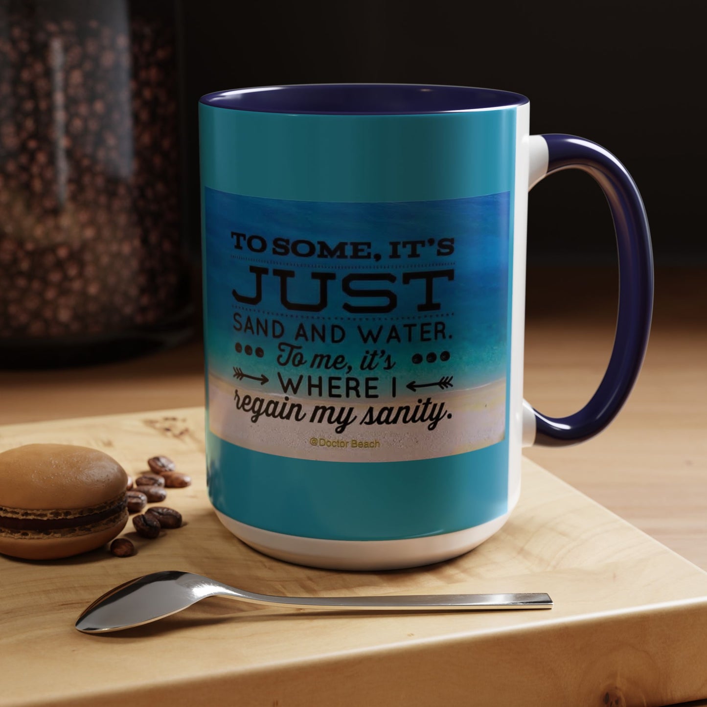 Dr. Beach 2-Tone Coffee Mug