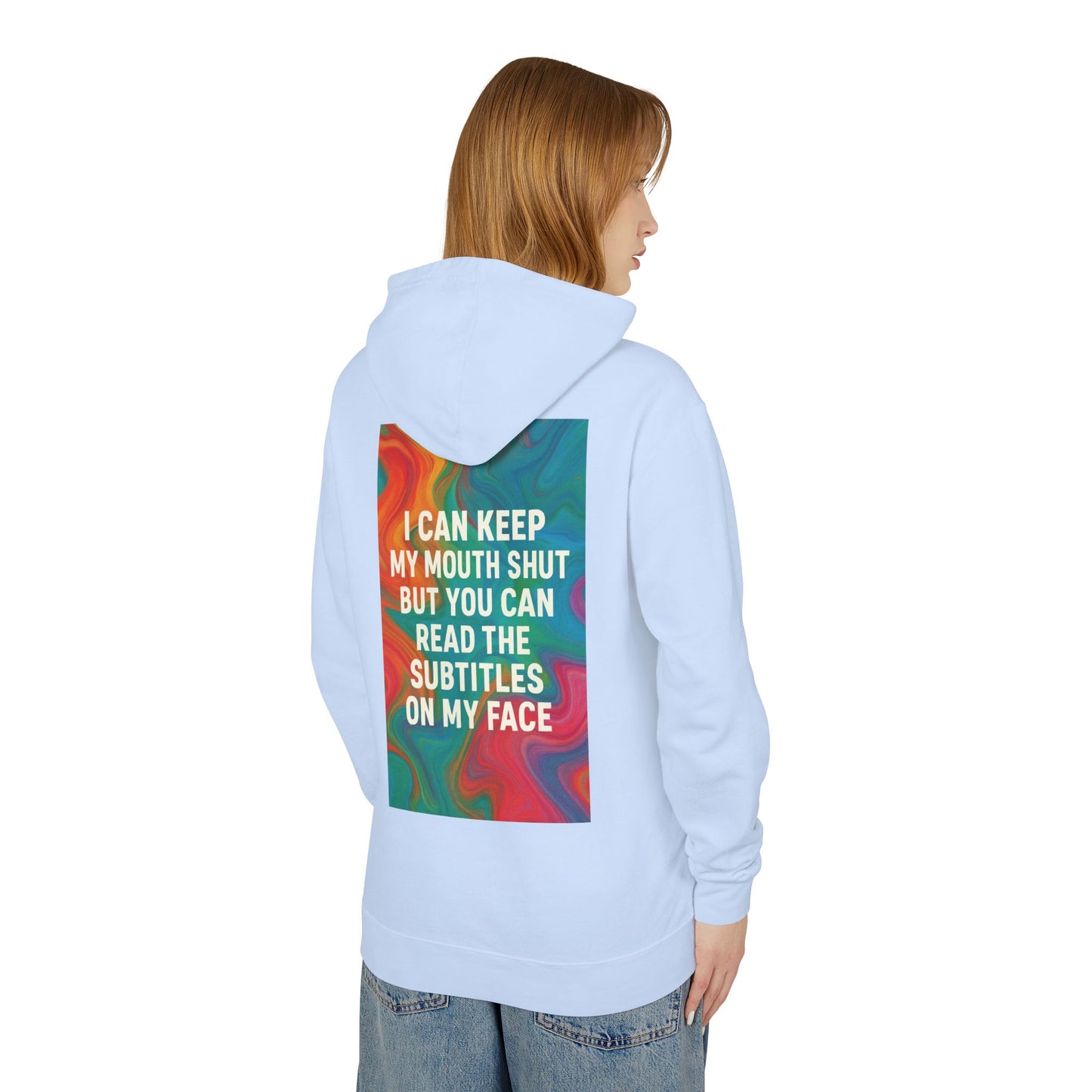 Subtitles Unisex Lightweight Hoodie