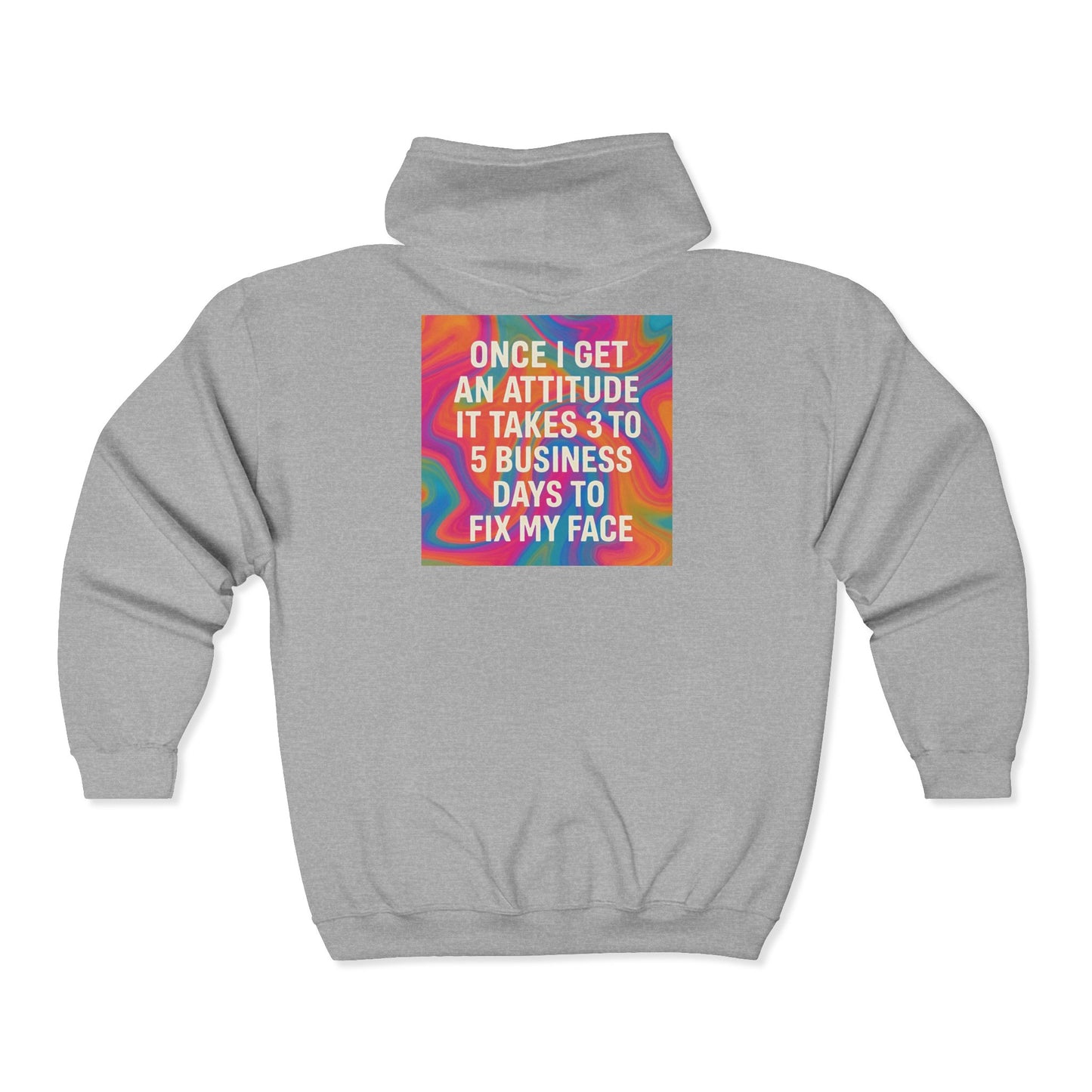 Fix My Face Unisex Full Zip Hoodie