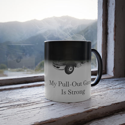Pull Out Flatbed Tow Truck Color Changing Mug
