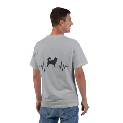 My Heart Beats For Malamutes Men's Short-Sleeve Crewneck Tee