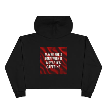 Born With It Women's Crop Hoodie