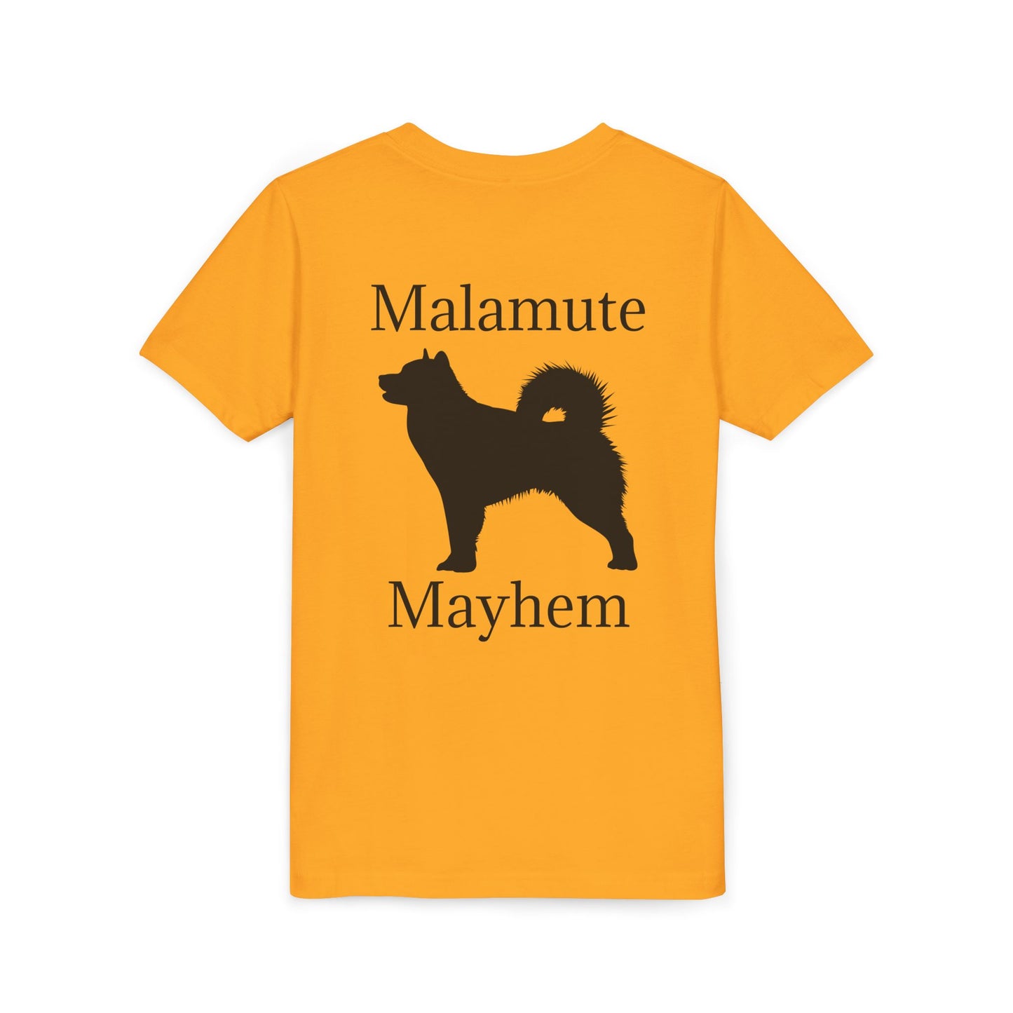 Malamute Mayhem Youth Unisex Short Sleeve Crewneck Tee